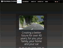Tablet Screenshot of foumanchimie.com